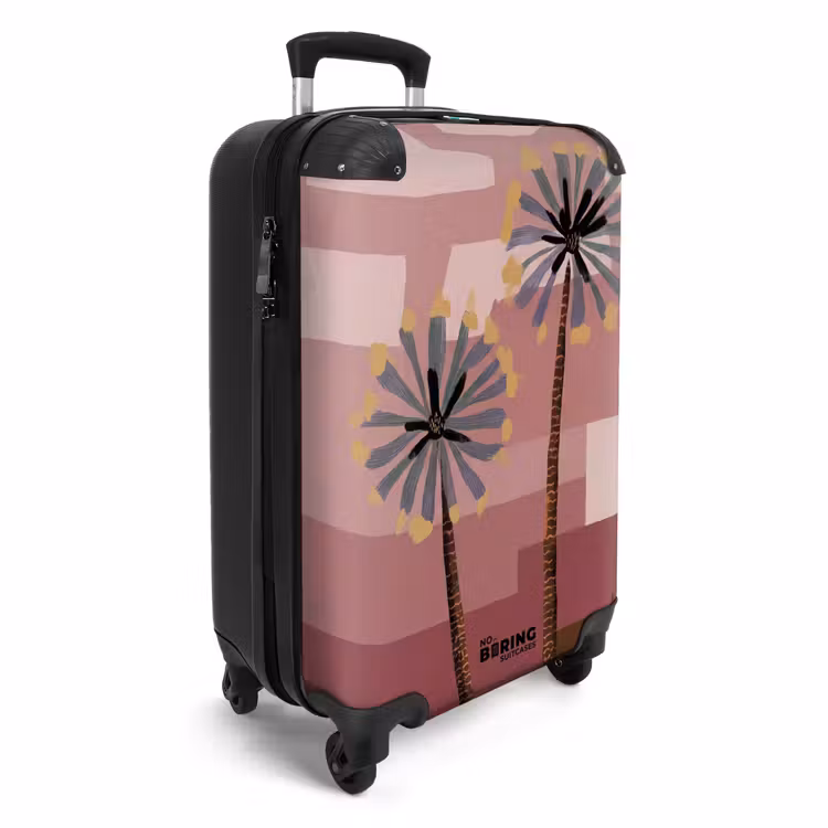 Valise - Illustration - Fleurs - Plaines - Abstrait — 2
