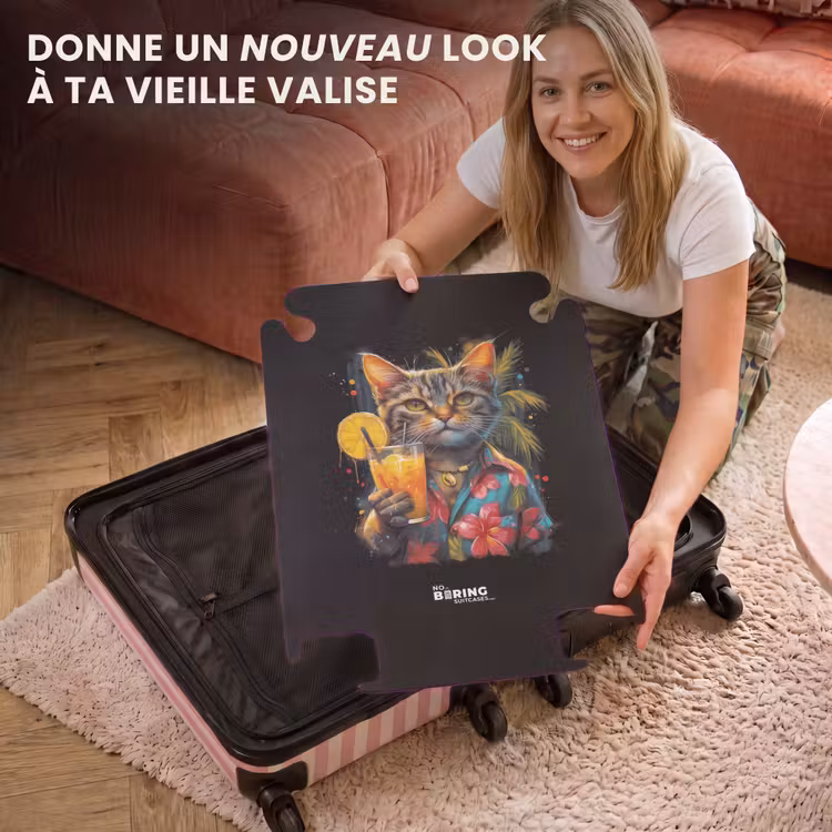 CaseSwap - Chat en style street art tropical — 3