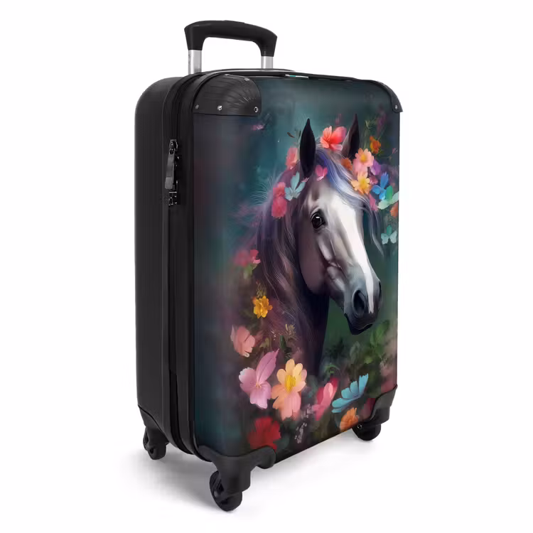 CaseSwap - Valise - Cheval - Nature - Fleurs - Forêt - Animaux — 2