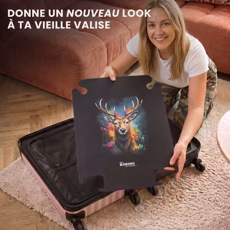CaseSwap™ - Cerf avec des bois entre les graffitis — 3
