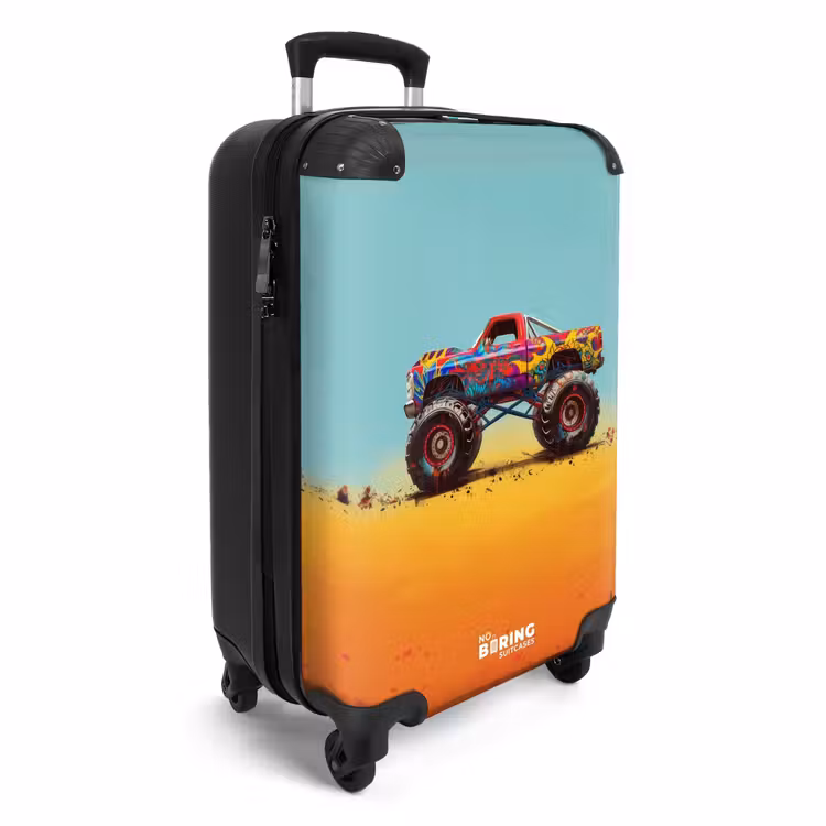 CaseSwap™ - Camion monstre avec impression de graffiti dans le sable — 2