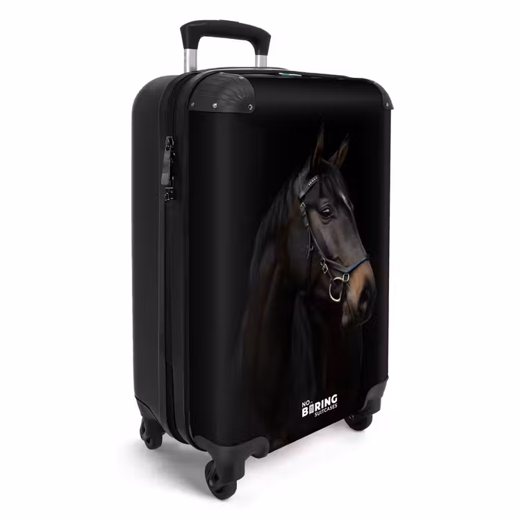 CaseSwap - Cheval noir élégant — 2