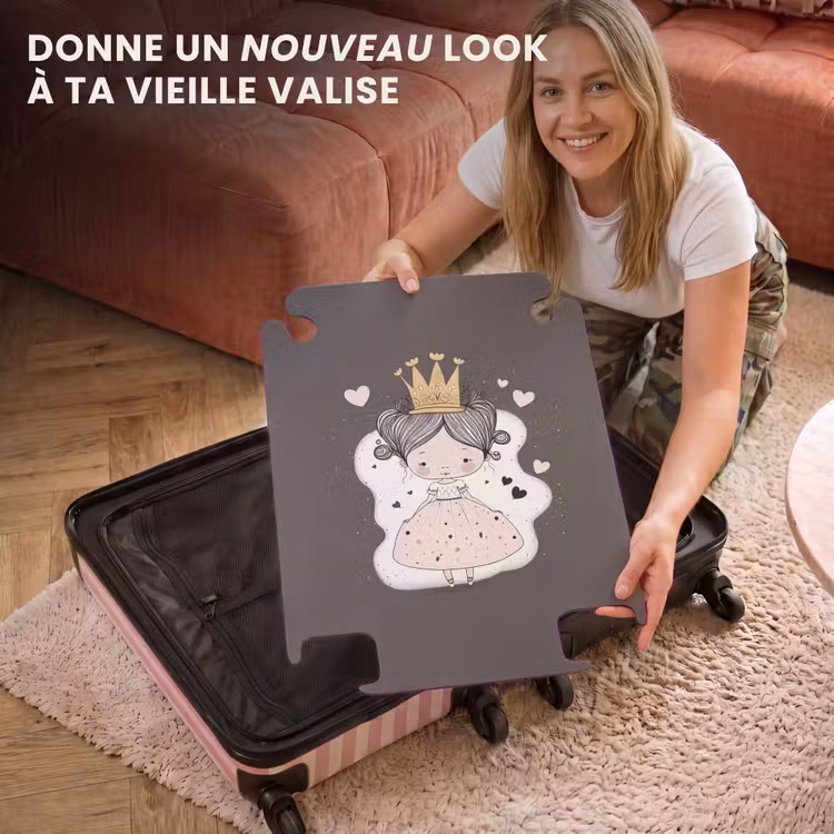 CaseSwap™ - Petite princesse sur fond noir — 3