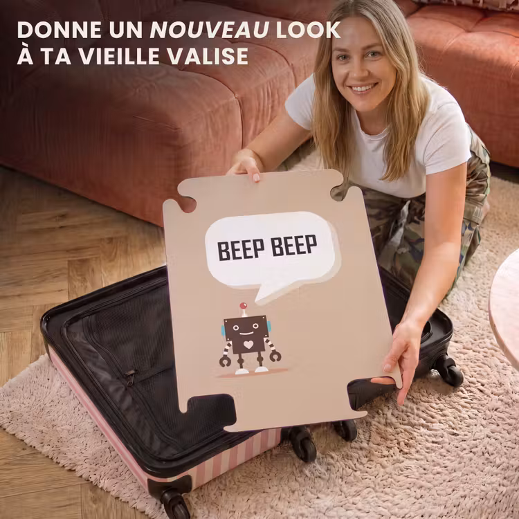 CaseSwap™ - Robot parlant beige — 3