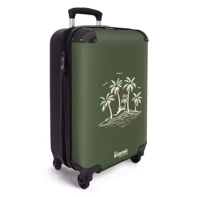 CaseSwap™ - Palmiers - Palmiers sur fond vert olive — 2