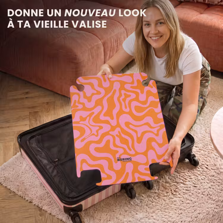 CaseSwap™ - Abstrait - Rose/orange organique — 3