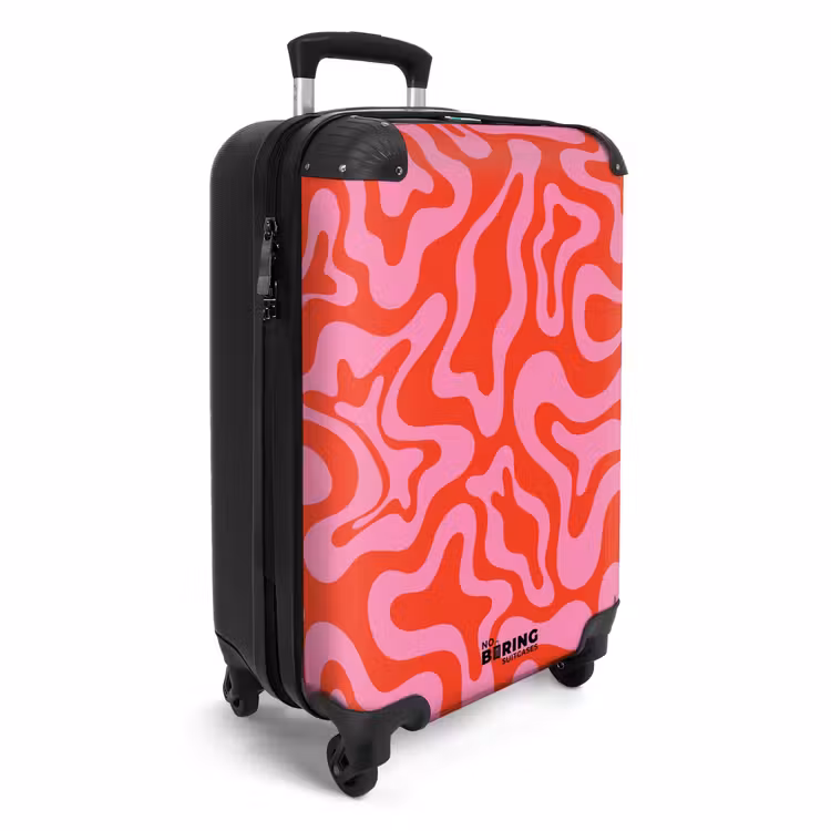 CaseSwap™ - Abstrait - Rose organique/rouge — 2