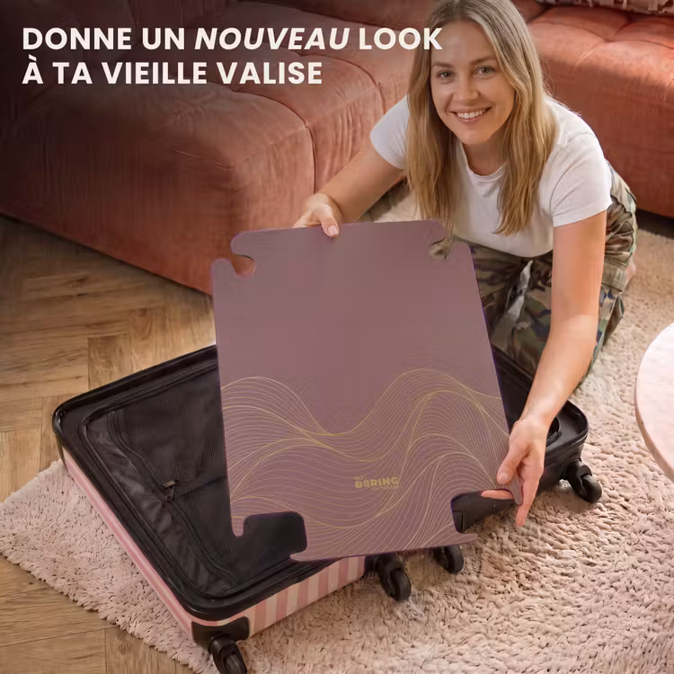 CaseSwap™ - Minimal - Marron foncé avec des reflets dorés — 3