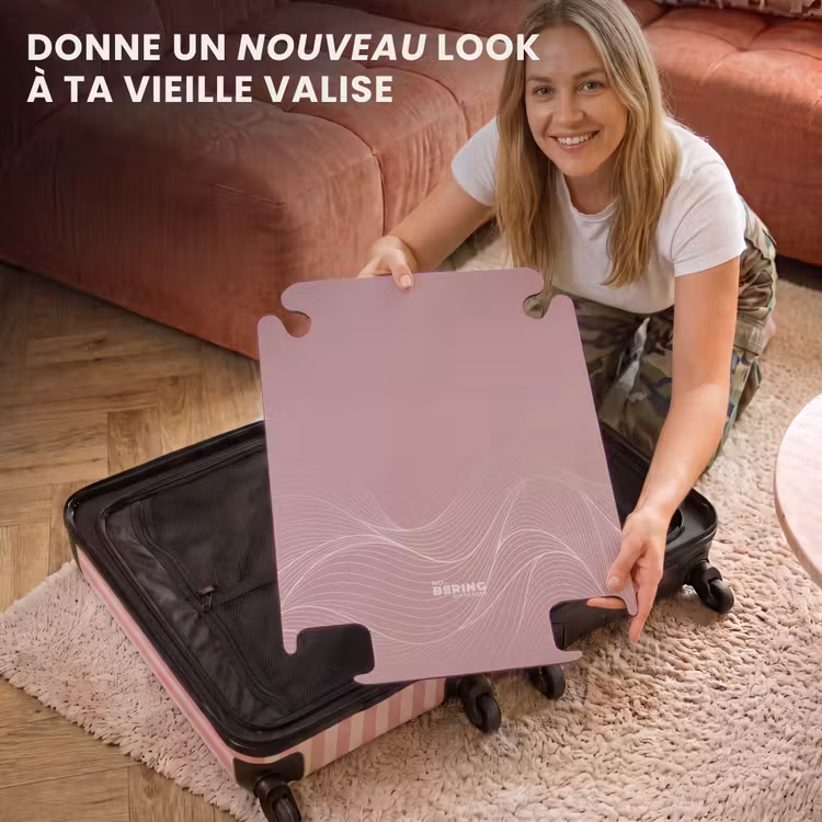 CaseSwap - Minimal - Rose pâle doux avec des vagues — 3