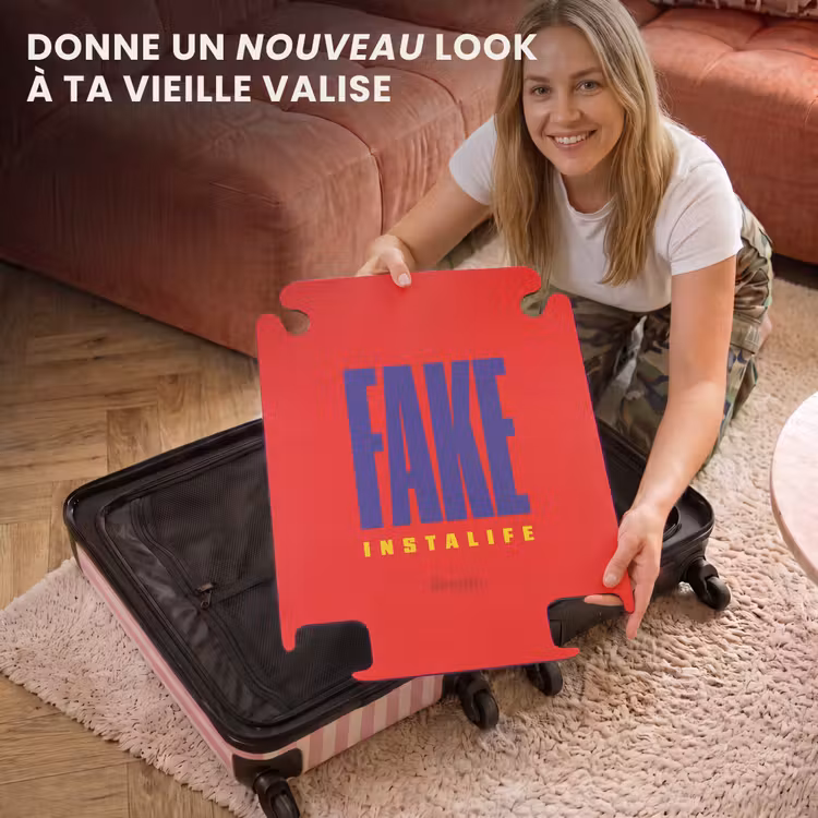 CaseSwap™ - Citations - Faux instalife rouge vif — 3