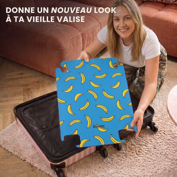 CaseSwap™ - Motifs - Bananes sur fond bleu — 3
