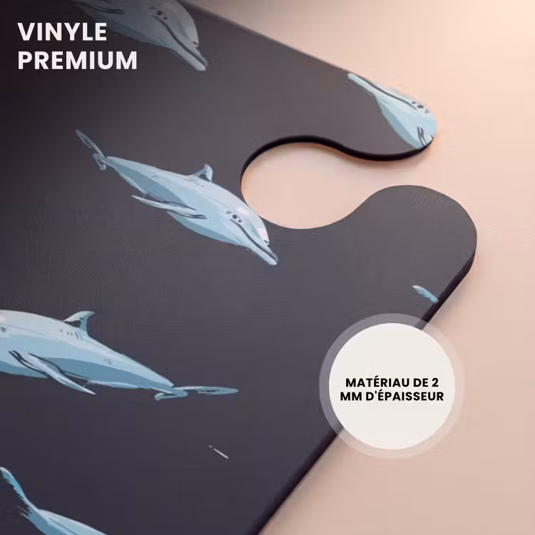CaseSwap - Motifs - Dauphins sur fond bleu foncé — 5