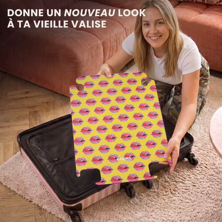 CaseSwap™ - Motifs - Lèvres sur fond jaune — 3
