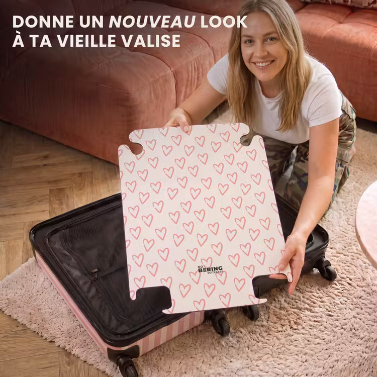 CaseSwap™ - Motifs - Motif de cœurs roses — 3