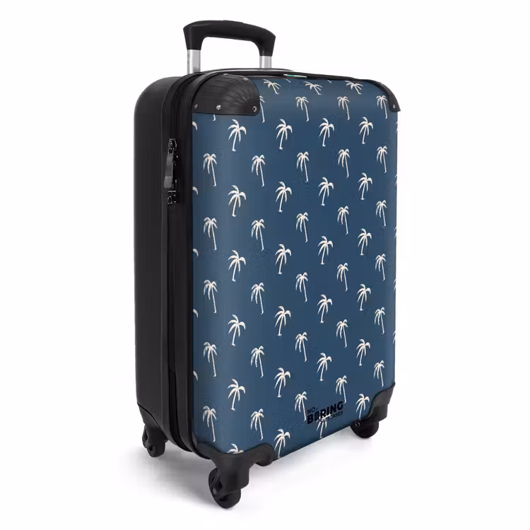 CaseSwap - Motifs - Petits palmiers sur bleu-gris — 2