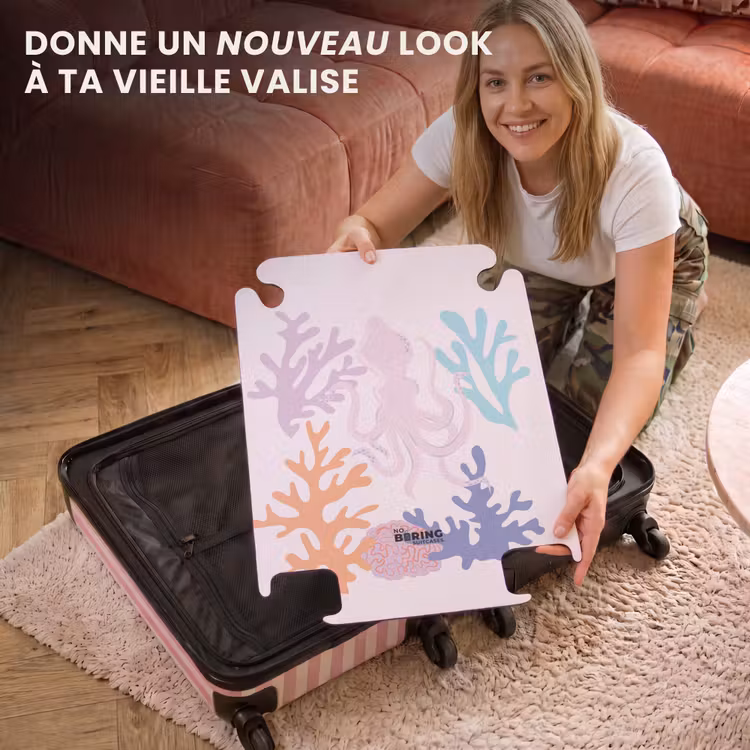 CaseSwap™ - Souvenirs d'été - Pieuvre en corail coloré — 3