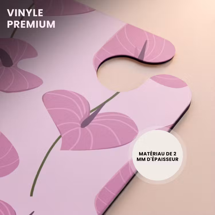CaseSwap™ - Souvenirs d'été - Motif anthurium rose — 5