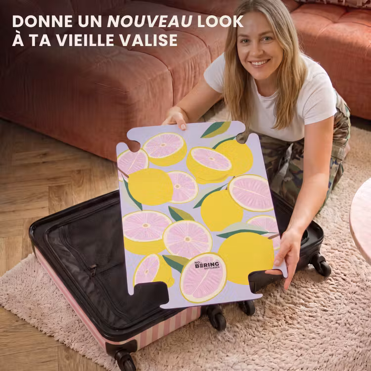 CaseSwap™ - Souvenirs d'été - Citrons sur fond lilas — 3