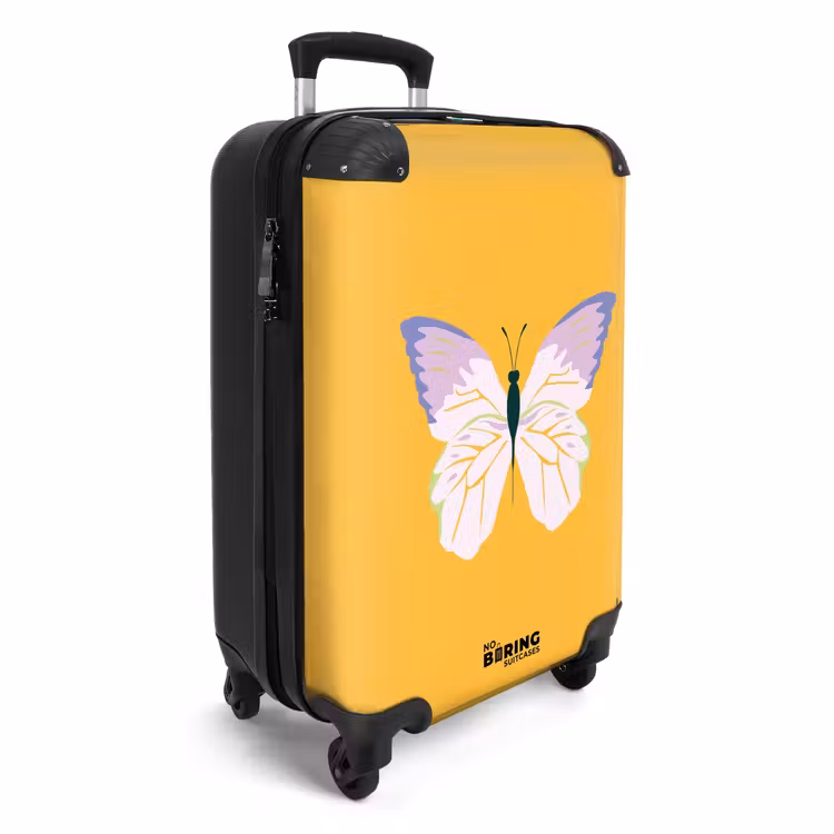 CaseSwap™ - Souvenirs d'été - Papillon sur fond jaune — 2