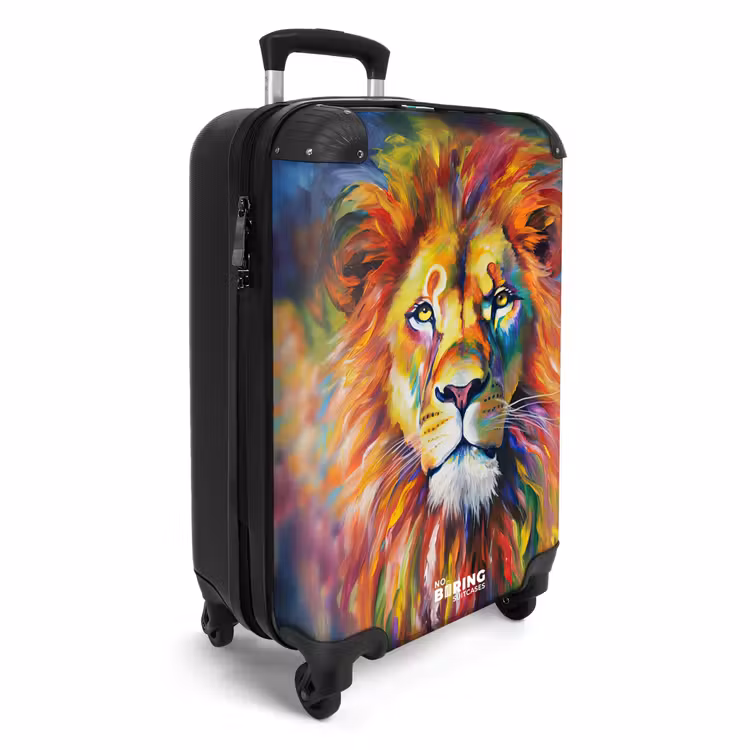 CaseSwap™ - Portrait d'un lion à la peinture à l'huile colorée — 2