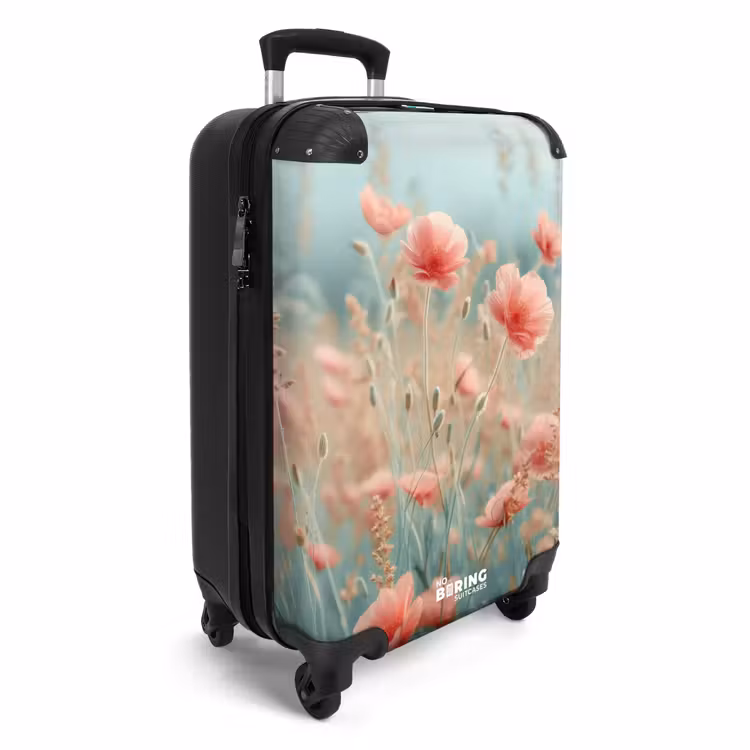 CaseSwap - Champ de fleurs avec coquelicots roses — 2