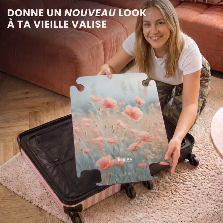 CaseSwap - Champ de fleurs avec coquelicots roses — 3