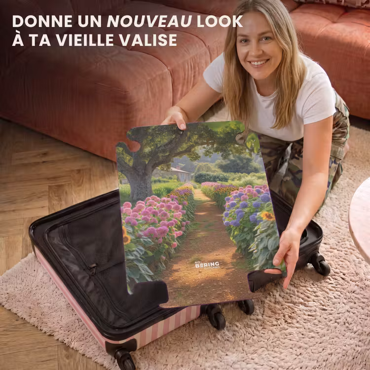 CaseSwap™ - Chemin de jardin avec des fleurs — 3