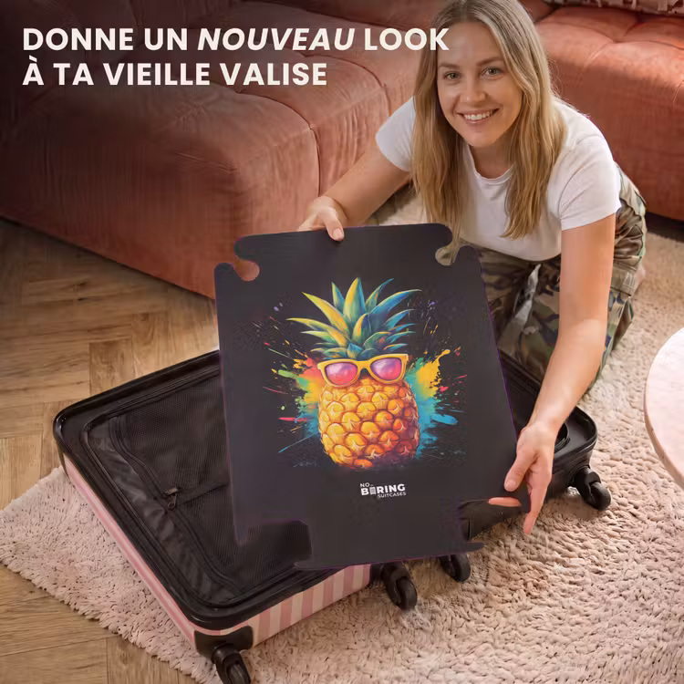 CaseSwap™ - Ananas d'été avec lunettes de soleil — 3