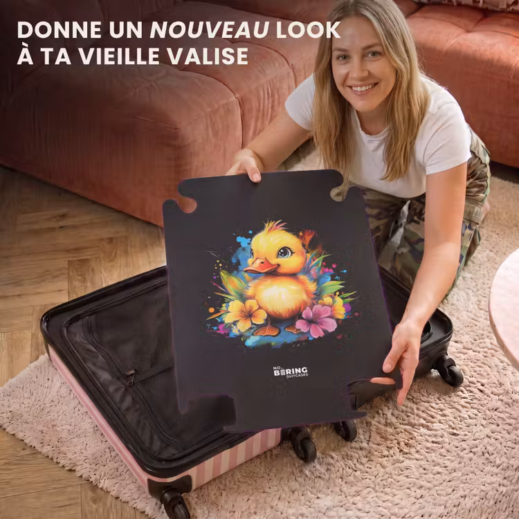 CaseSwap™ - Canard avec fleurs tropicales — 3