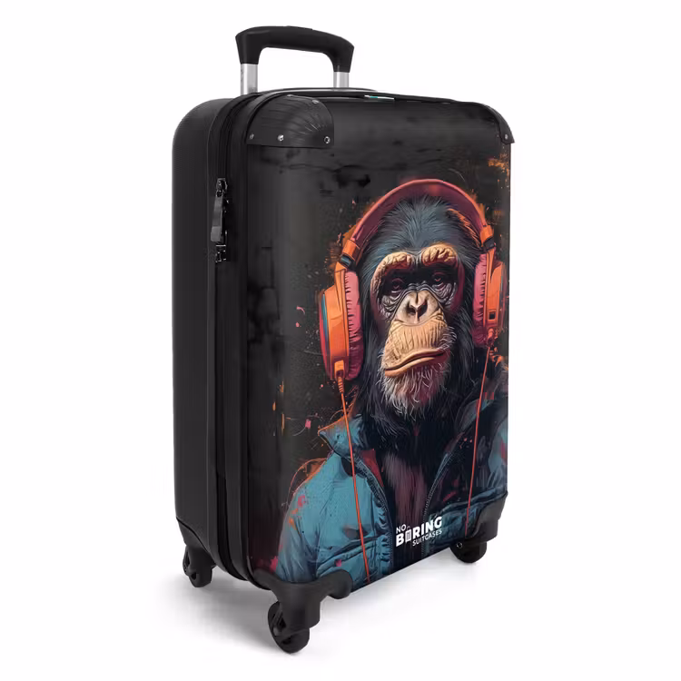 CaseSwap™ - Chimpanzé avec casque et manteau bleu — 2