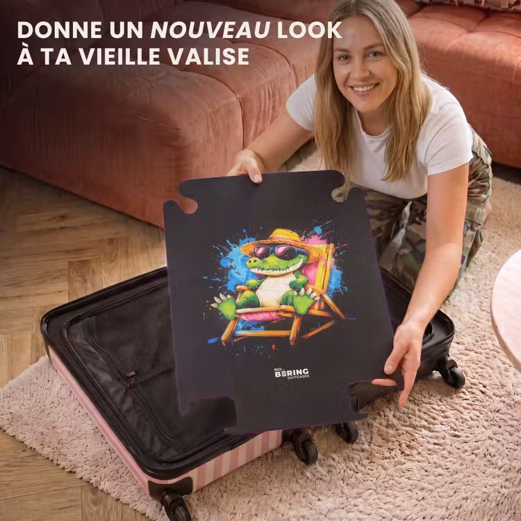 CaseSwap™ - Crocodile d'été avec graffiti — 3