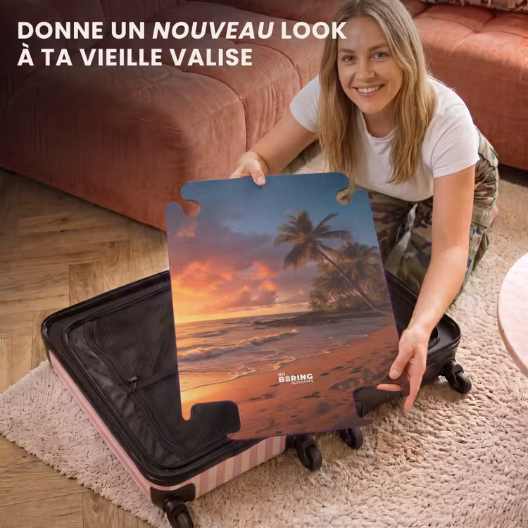 CaseSwap™ - Plage avec palmier au coucher du soleil — 3