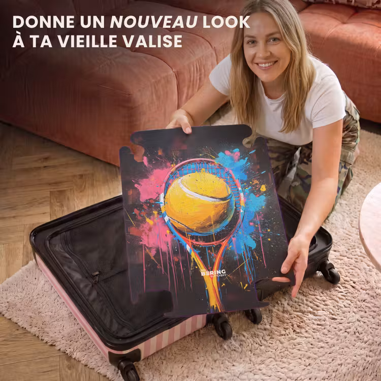 CaseSwap - Raquette de tennis graffiti avec balle — 3