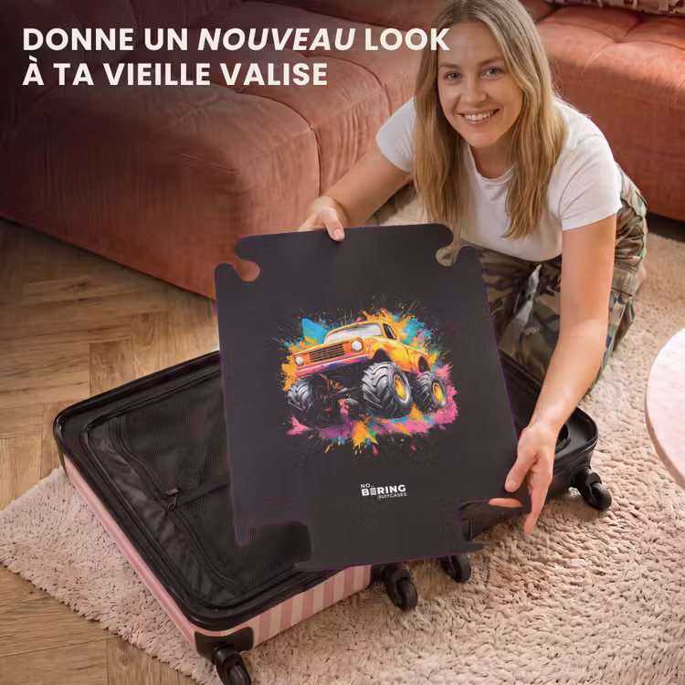 CaseSwap™ - Camion monstre avec graffitis colorés — 3