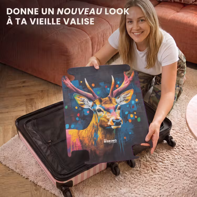 CaseSwap™ - Cerf avec bois en style graffiti — 3