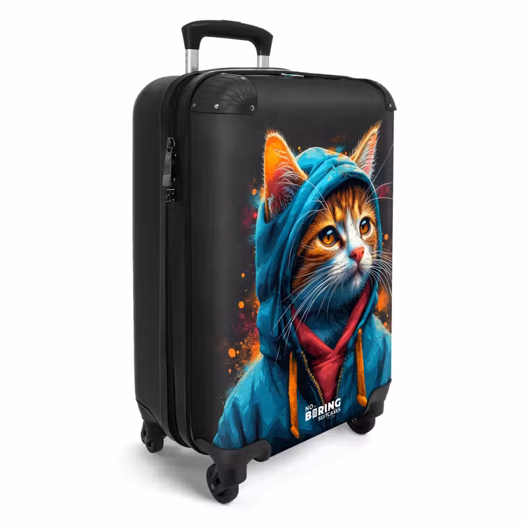 CaseSwap™ - Chat graffiti avec gilet bleu — 2