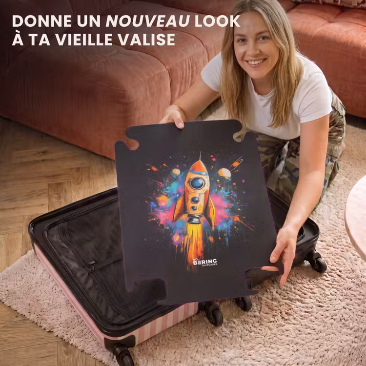 CaseSwap™ - Fusée dans l'espace avec graffiti — 3