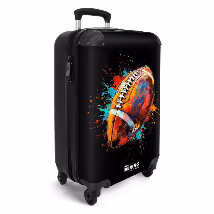 CaseSwap™ - Ballon de rugby avec graffitis colorés — 2