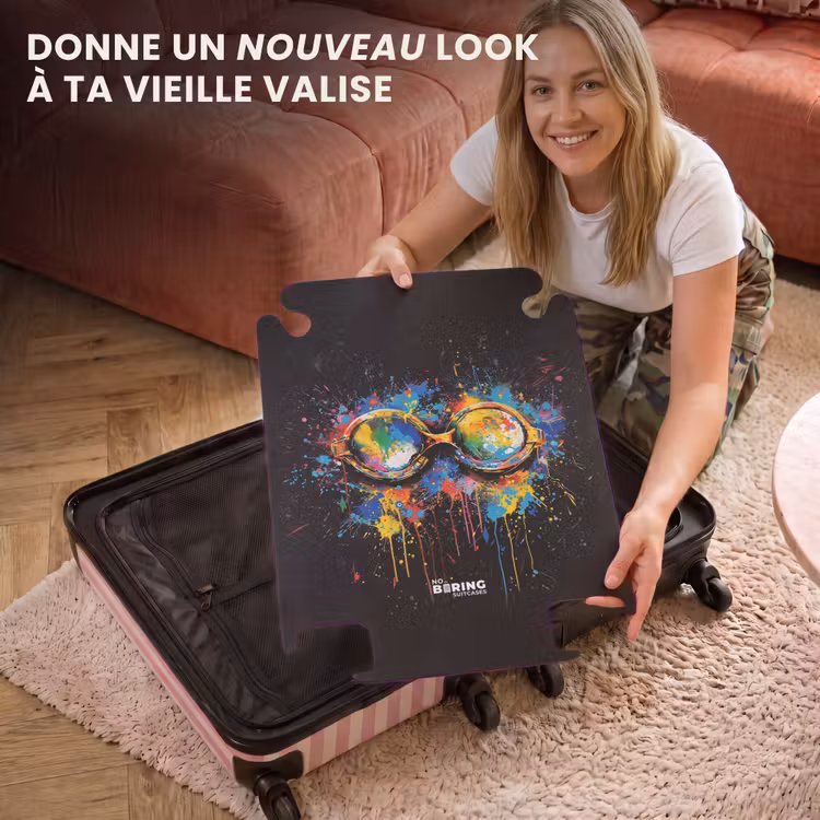 CaseSwap™ - Lunettes de natation avec graffiti — 3