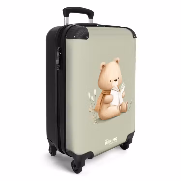CaseSwap™ - Un ours brun avec un livre - Vert — 2