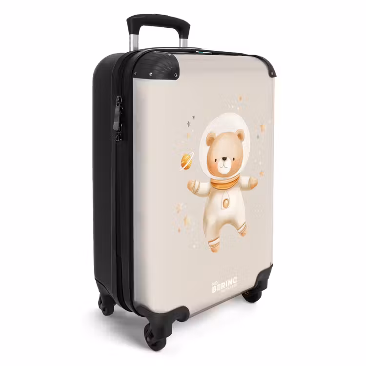 CaseSwap - Un ours spatial beige flotte parmi les étoiles — 2