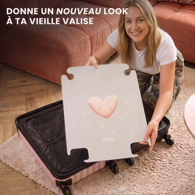 CaseSwap™ - Coeur rose entouré de points beiges — 3