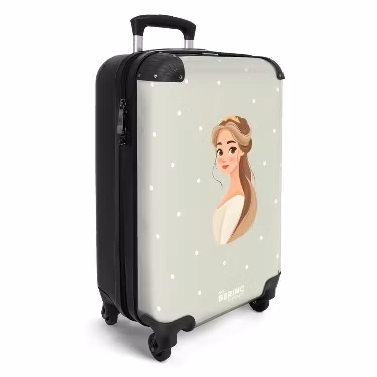 CaseSwap - Princesse avec diadème sur fond vert à pois — 2