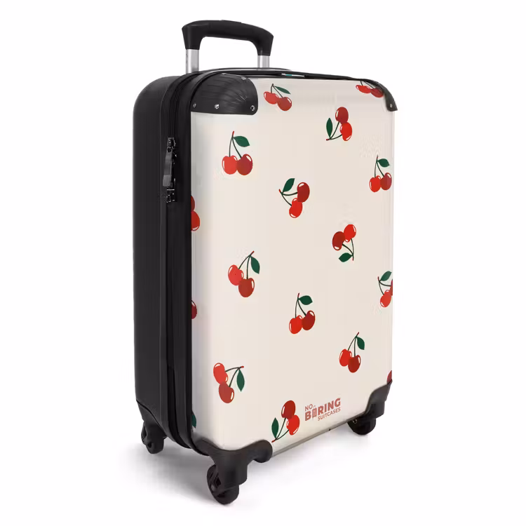 CaseSwap - Fond beige avec motif de grosses cerises — 2