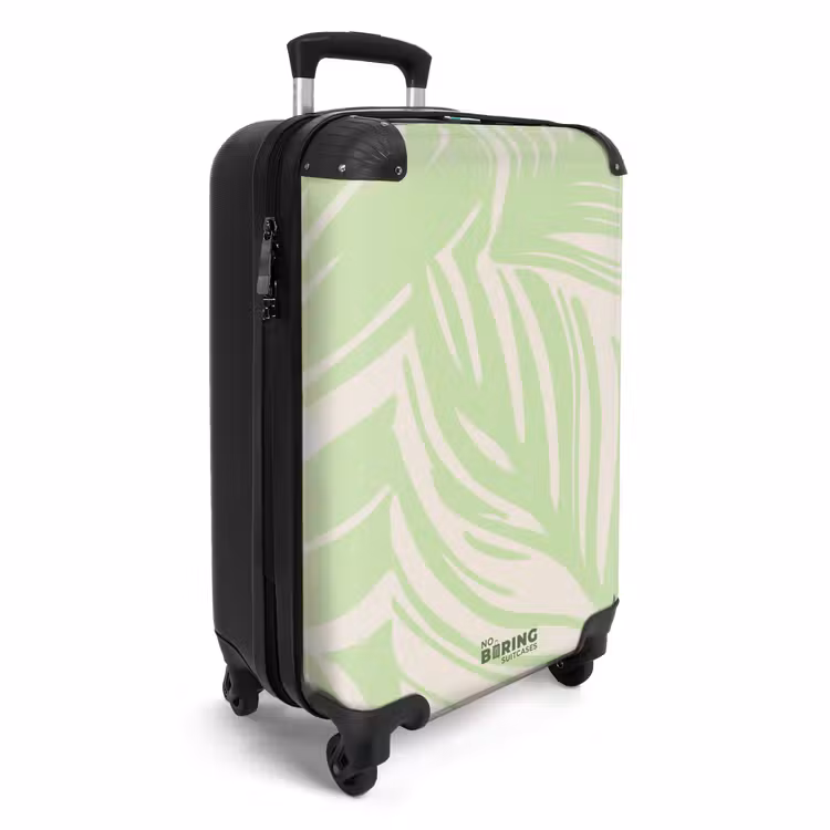 CaseSwap™ - Grandes feuilles vert clair et beige — 2