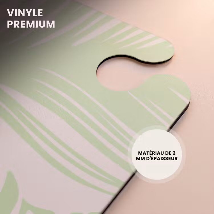 CaseSwap™ - Grandes feuilles vert clair et beige — 5