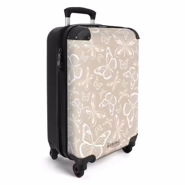 CaseSwap™ - Motif de papillons en beige — 2
