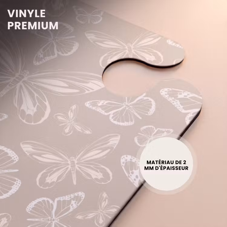 CaseSwap™ - Motif de papillons en beige — 5