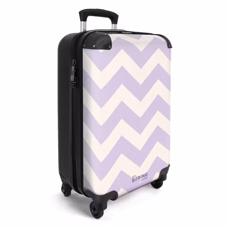 CaseSwap™ - Motif en zigzag en violet et blanc — 2