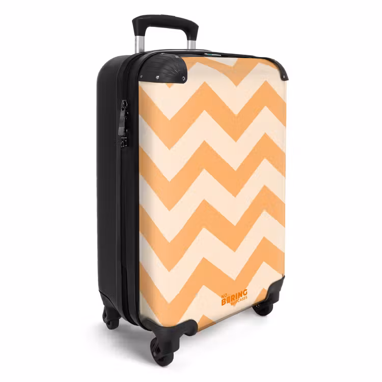 CaseSwap - Motif zigzag en orange — 2